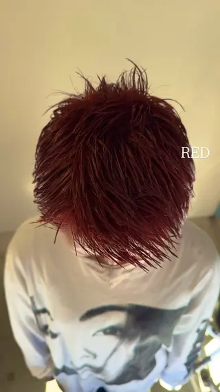 カラー メンズ saki/Insta fleur_sakiのヘアスタイル