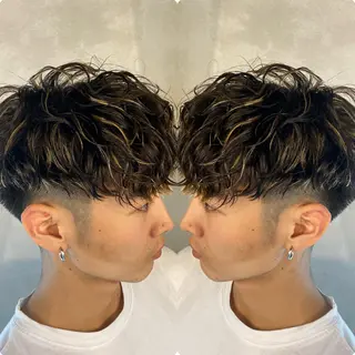 ショート 👑曲がる縮毛矯正 /パーマ👑ショウのヘアスタイル