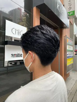 カラー メンズ CHIC 蘭のヘアスタイル