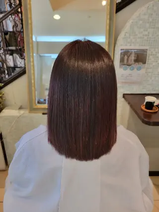 ミディアム さとう かなこのヘアスタイル