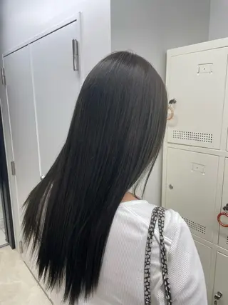 ロング カラー Ameri 新宿所属・新宿/透明感カラー/ 髪質改善/桜良のヘアスタイル