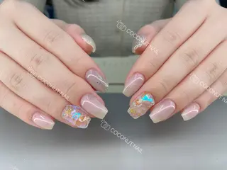 ネイル 神田 ココナッツのネイルデザイン