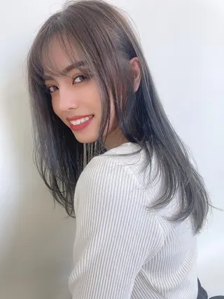 ロング カラー 梅田茶屋町 Yutaのヘアスタイル