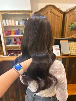 ロング カラー カラー/縮毛矯正 さくらのヘアスタイル