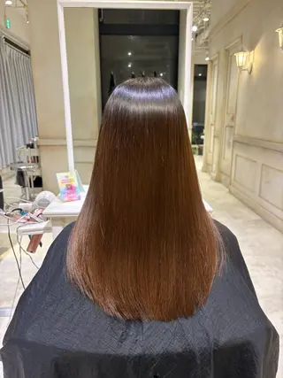 ロング 🟠髪質改善縮毛矯正 刑部一哉🟠のヘアスタイル