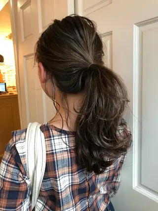 ロング カラー ヘアアレンジ 【代表】高山 一真のヘアスタイル