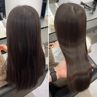 ロング 髪質改善/縮毛矯正 梅田茶屋町/西尾祐作のヘアスタイル