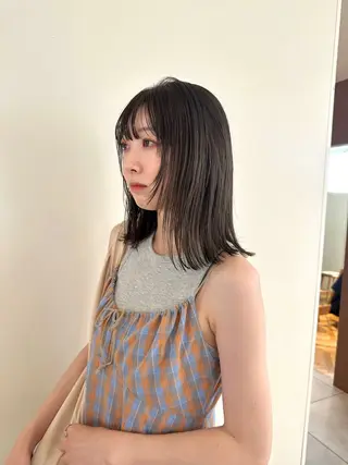 ミディアム カラー hase ／tsunaguのヘアスタイル