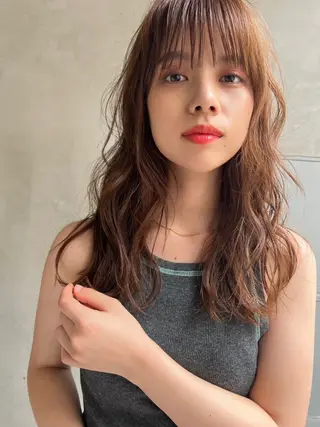 ロング カラー モテ髪クリエイター 【成田修平】のヘアスタイル