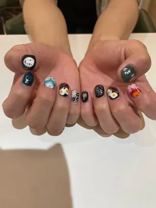 メンズ ネイル るか/透明感 カラー/アレンジのヘアスタイル