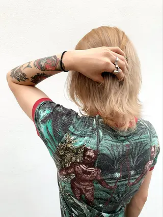 ミディアム カラー ヘアアレンジ メンズ 〽️magico/ ウルフDaiki〽️のヘアスタイル