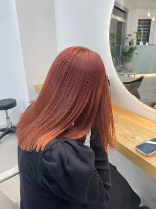 セミロング カラー ボブ/透明感カラー/ 似合わせ🌿高田知那のヘアスタイル