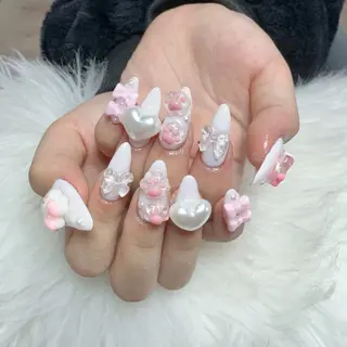 ネイル 🎀 Lemode ワンホンネイル🎀のネイルデザイン