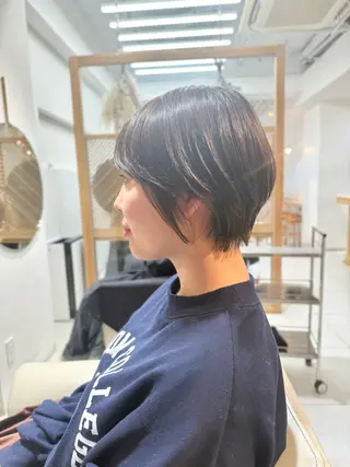 ショート カラー 安永 涼のヘアスタイル