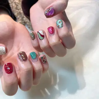 ネイル 新井 ひなののネイルデザイン