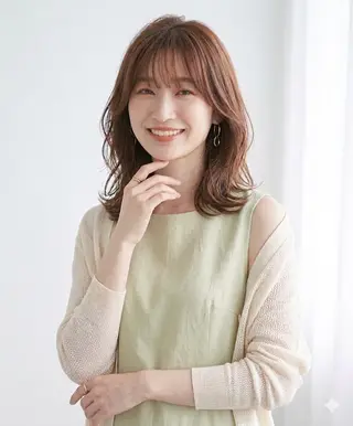 ミディアム カラー SALOWIN(サロウィン)広島並木通り所属・田村和範/似合わせ カラー/髪質改善のヘアスタイル