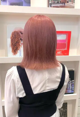 ミディアム みなもと ちはるのヘアスタイル