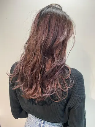 ロング ちばた/レイヤー 似合わせ/大阪中津のヘアスタイル