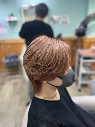 ショート カラー メンズ CORE新宿所属・CORE よしえのヘアスタイル