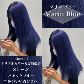 ロング カラー ［銀座］淡色 ラベンダー🫧大村のヘアスタイル