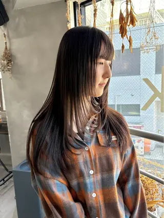 ロング すぎもと さき⚡️ レイヤー・*パーマのヘアスタイル