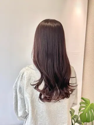 ロング カラー ヘアサロンジプソ【旧ライラ】所属・佐々木 美帆のヘアスタイル