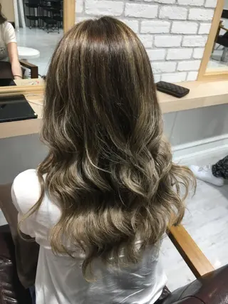 ロング カラー レイヤーカット/艶髪 🌈高橋遥香🌈のヘアスタイル