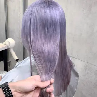 セミロング カラー 髪質改善/ブリーチ /長山遼太郎のヘアスタイル