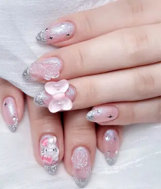 ネイル M🌷nail 長さだし専門店のネイルデザイン