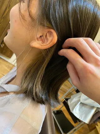 セミロング カラー KAITOH ATSUSHIのヘアスタイル