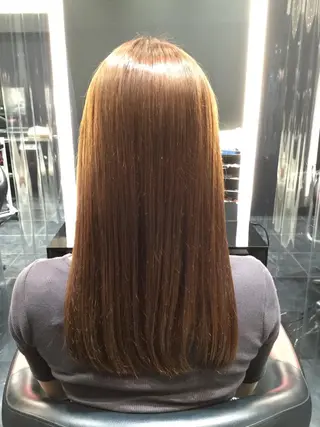 ロング カラー Annon プライベートサロンのヘアスタイル