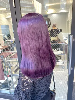 セミロング カラー 横山 奈央のヘアスタイル