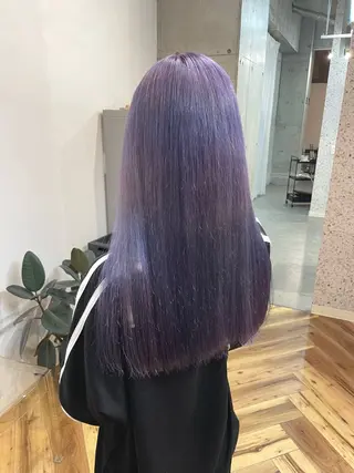 ロング カラー lani hair salon所属・SHOTO ハイトー ン/デザインカラーのヘアスタイル