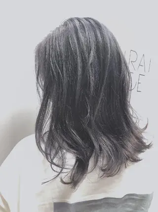 セミロング N°emirai溝口 MG 🌈梶谷龍吾のヘアスタイル