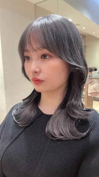 ミディアム ETOWA shinjuku所属・小顔似合わせ提案/ レイヤー/川澄かずまのヘアスタイル