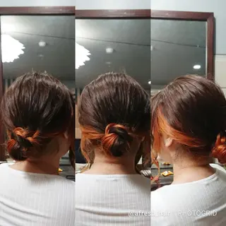 ロング ヘアアレンジ 先田 祐介のヘアスタイル