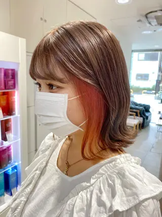 ショート カラー ブリーチ指名No.1 Daikiのヘアスタイル