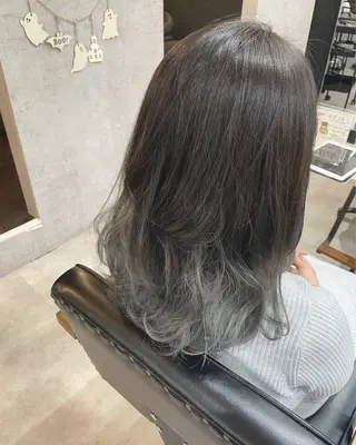 ミディアム カラー 〘 ROSSO〙 yunonのヘアスタイル