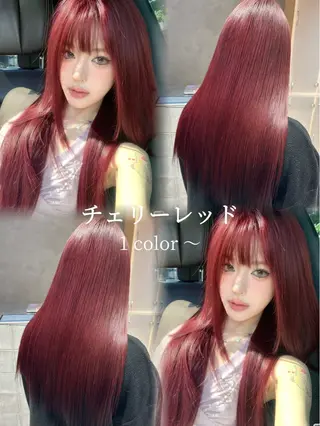 ロング 吉澤 愛心のヘアスタイル