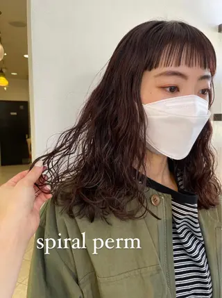 セミロング パーマ Colette HAIR所属・コレットヘアー 田中アヤノのヘアスタイル