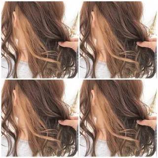 ロング カラー ハイトーン/ブリーチ 山崎　悠次のヘアスタイル