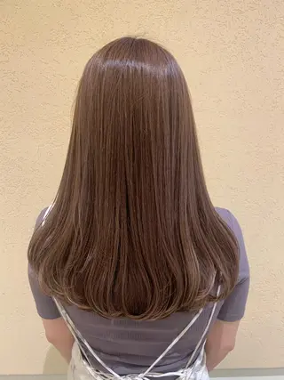 セミロング カラー シャドールーツ美容師 篠原康太のヘアスタイル