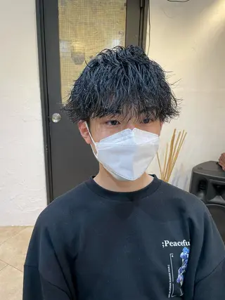 パーマ メンズ あしかが ゆいとのヘアスタイル