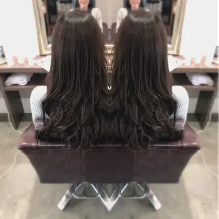 ロング カラー レイヤーカット匠 イソザキノリユキのヘアスタイル