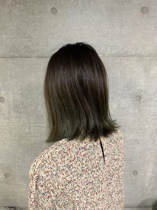 ロング カラー メンズ THE./ブリーチ 透感カラー/髪質改善のヘアスタイル