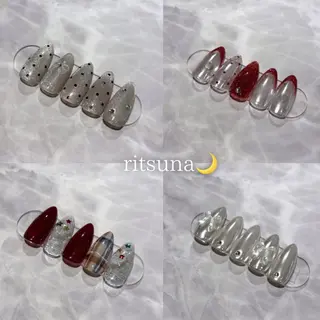 ネイル ritsuna🌙 nail堺筋本町のネイルデザイン