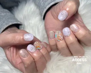 ネイル access nailのネイルデザイン