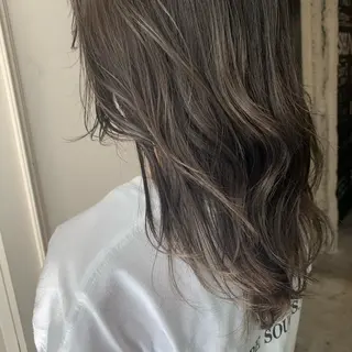 ロング カラー 🤎艶髪×透明感🤎 【𝙔𝙐𝙕𝙐】のヘアスタイル