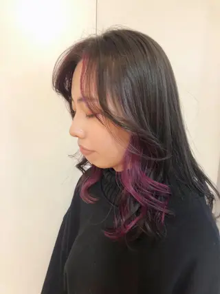 カラー 💙あかみね 💙（mine）のヘアスタイル