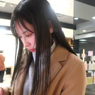 ロング カラー カーリーパーマ/ 透明ｶﾗｰ/MIKUのヘアスタイル